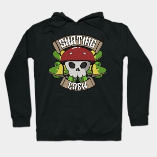 Skating crew Jolly Roger pirate flag Hoodie